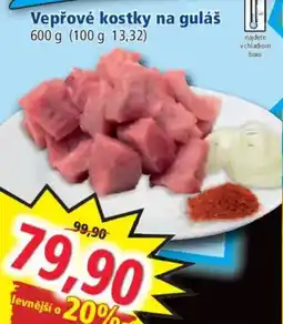 Norma Vepřové kostky na guláš nabídka