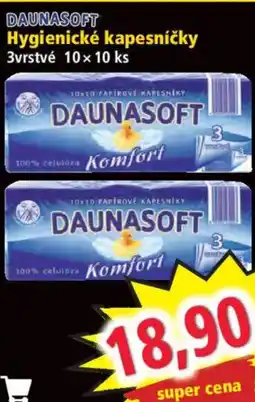 Norma DaunasoftT Hygienické kapesníčky nabídka