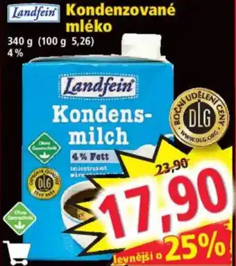 Norma Landfein Kondenzované mléko nabídka