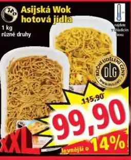 Norma Asijská Wok hotová jídla nabídka