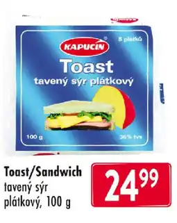 Astur&Qanto Toast/Sandwich tavený sýr plátkový nabídka