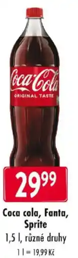 Astur&Qanto Coca cola, Fanta, Sprite nabídka