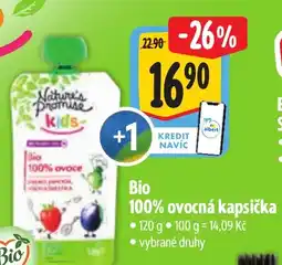 Albert Bio 100% ovocná kapsička nabídka