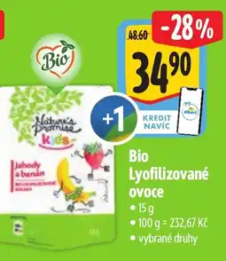 Albert Bio Lyofilizované ovoce nabídka