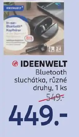 Rossmann IDEENWELT Bluetooth sluchátka nabídka