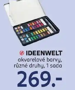Rossmann IDEENWELT akvarelové barvy nabídka