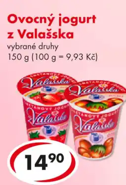 CBA Ovocný jogurt z Valašska nabídka