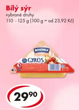 CBA Bílý sýr nabídka