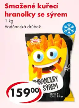 CBA Smažené kuřecí hranolky se sýrem nabídka