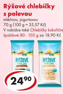 CBA Rýžové chlebíčky s polevou nabídka