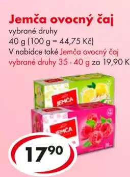 CBA Jemča ovocný čaj nabídka