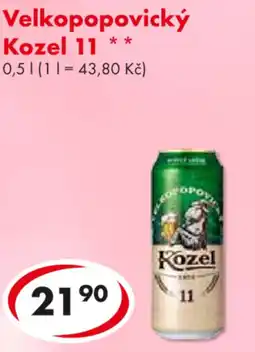 CBA Velkopopovický Kozel 11 nabídka