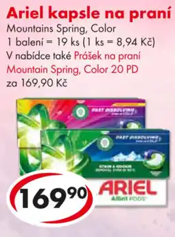 CBA Ariel kapsle na praní nabídka