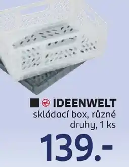 Rossmann IDEENWELT skládací box nabídka