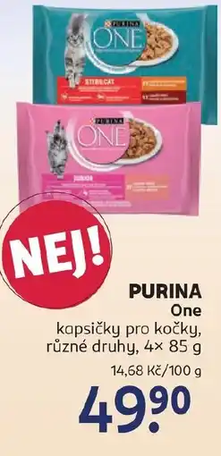 Rossmann PURINA One kapsičky pro kočky nabídka