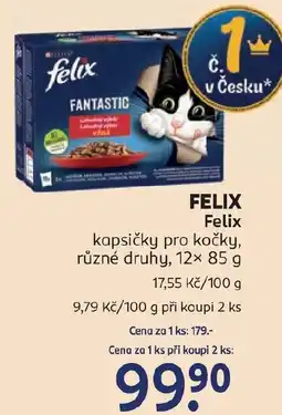 Rossmann FELIX Felix kapsičky pro kočky nabídka
