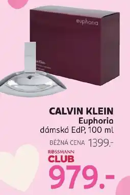 Rossmann CALVIN KLEIN Euphoria nabídka