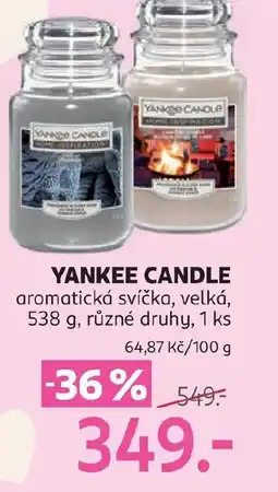 Rossmann YANKEE CANDLE aromatická svíčka, velká nabídka