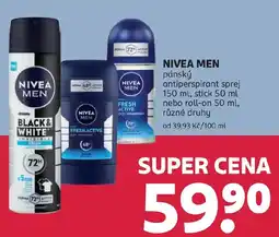 Rossmann NIVEA MEN pánský antiperspirant sprej nabídka