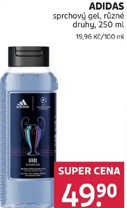 Rossmann ADIDAS sprchový gel nabídka