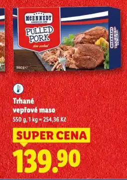 Lidl Trhané vepřové maso nabídka