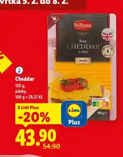 Lidl Cheddar nabídka