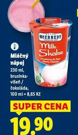 Lidl Mléčný nápoj nabídka