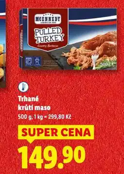 Lidl Trhané krůtí maso nabídka