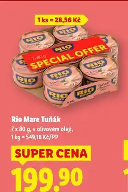 Lidl Rio mare tuňák nabídka