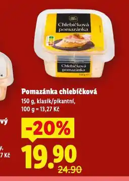 Lidl Pomazánka chlebíčková nabídka
