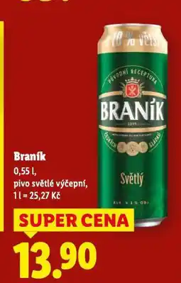 Lidl Pivo braník nabídka