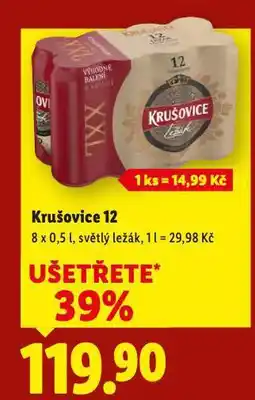 Lidl Pivo krušovice nabídka