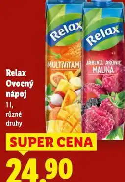 Lidl Relax ovocný nápoj nabídka