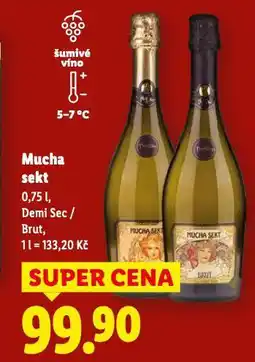 Lidl Mucha sekt nabídka