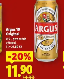 Lidl Pivo argus nabídka