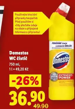 Lidl Domestos wc čistič nabídka
