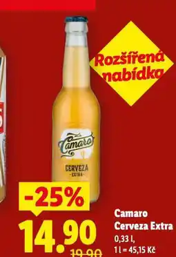 Lidl Camaro cerveza extra nabídka