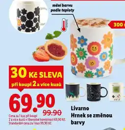 Lidl Hrnek se změnou barvy nabídka
