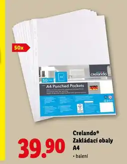 Lidl Zakládací obaly nabídka
