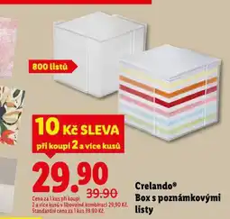 Lidl Box s poznámkovými listy nabídka