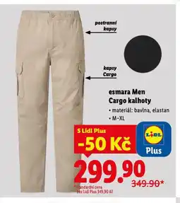 Lidl Cargo kalhoty nabídka