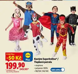 Lidl Kostým superhrdina nabídka