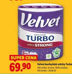Lidl Velvet kuchyňské utěrky nabídka