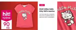 Pepco Dívčí tričko Hello Kitty 100% bavlna nabídka