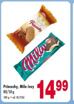 Qanto Princezky, Mila řezy nabídka