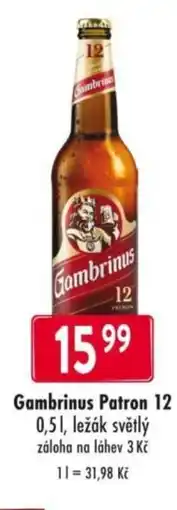 Qanto Gambrinus Patron 12 nabídka