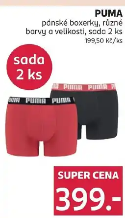 Rossmann PUMA pánské boxerky nabídka