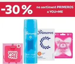 Rossmann Na sortiment PRIMEROS a YOU+ME nabídka