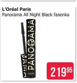 Teta L'Oréal Paris Panorama All Night Black řasenka nabídka