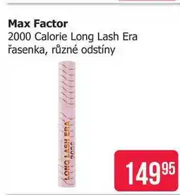 Teta Max Factor 2000 Calorie Long Lash Era řasenka nabídka